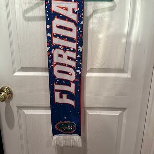 University of Florida Go Gators Florida Soccer Scarf 53L W 6 1/2 UF orange/blue